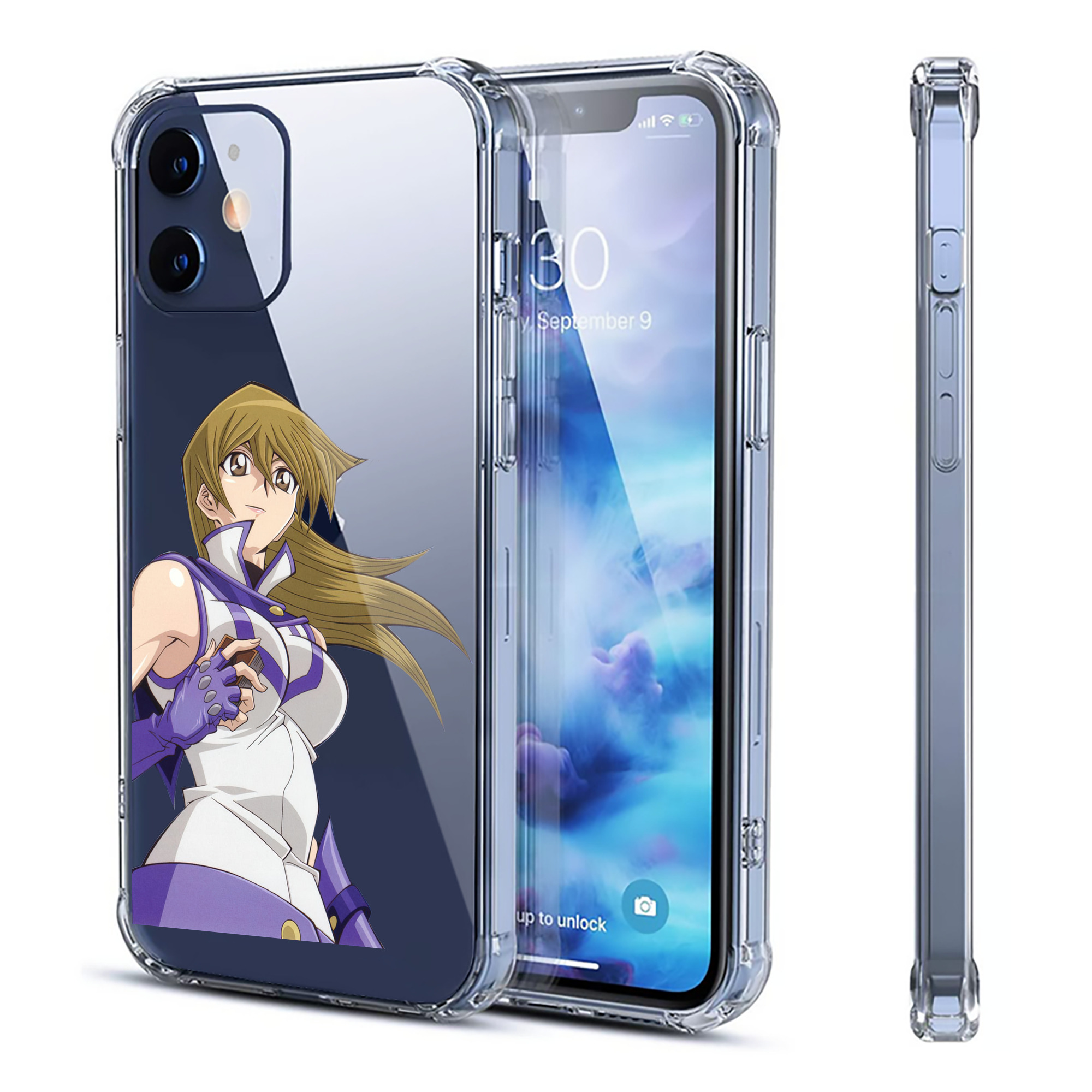 （画像用） 遊☆戯☆王 Yu-Gi-Oh! 【iPhone 12シリーズ対応】透明スマホケース（クリアソフトケース）